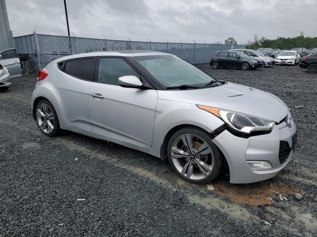 KMHTC6AD4CU072501 - 2012 HYUNDAI VELOSTER SILVER photo 4