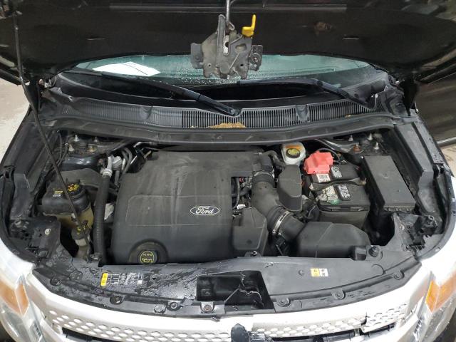 1FM5K7D80EGA98417 - 2014 FORD EXPLORER XLT BLACK photo 12