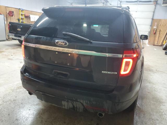1FM5K7D80EGA98417 - 2014 FORD EXPLORER XLT BLACK photo 6