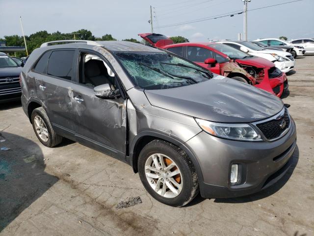 5XYKT4A74FG582481 - 2015 KIA SORENTO LX GRAY photo 4