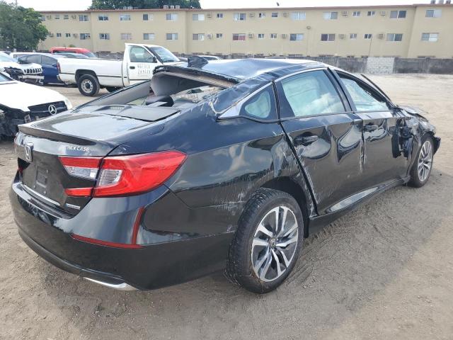 1HGCV3F12JA012745 - 2018 HONDA ACCORD HYBRID BLACK photo 3