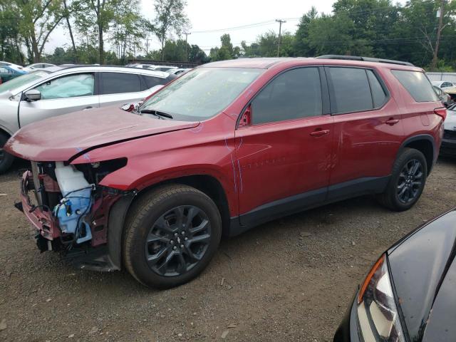 1GNEVJKW6MJ160194 - 2021 CHEVROLET TRAVERSE RS RED photo 1