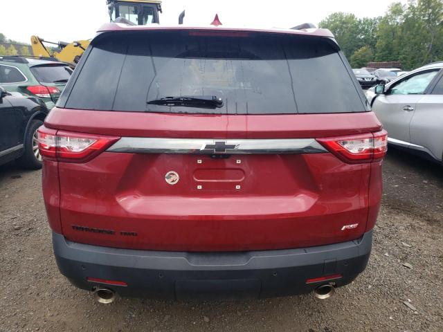 1GNEVJKW6MJ160194 - 2021 CHEVROLET TRAVERSE RS RED photo 6