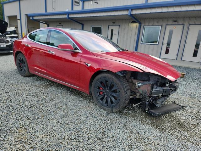 5YJSA1E42JF259793 - 2018 TESLA MODEL S წითელი ფოტო 4