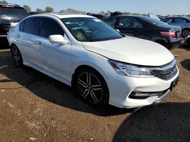 1HGCR3F94HA028546 - 2017 HONDA ACCORD TOURING WHITE photo 4