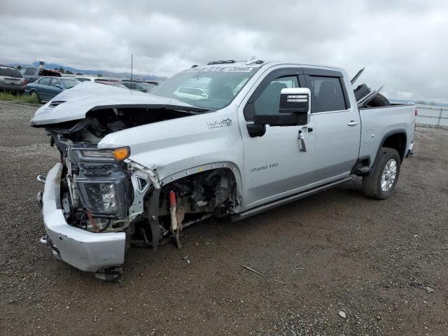 1GC4YVEY6NF363056 - 2022 CHEVROLET SILVERADO K3500 HIGH COUNTRY SILVER photo 1