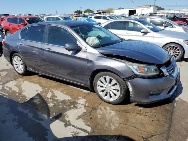 1HGCR2F88FA123691 - 2015 HONDA ACCORD EXL GRAY photo 4