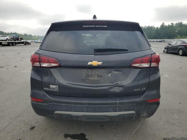 2GNAXUEV9N6118405 - 2022 CHEVROLET EQUINOX LT GRAY photo 6
