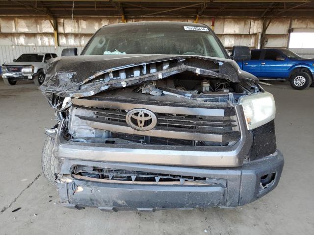 5TFUM5F12EX052781 - 2014 TOYOTA TUNDRA DOUBLE CAB SR/SR5 BLACK photo 5