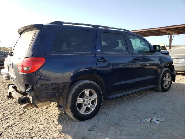 5TDZY64A48S008214 - 2008 TOYOTA SEQUOIA sr SR5 BLUE photo 3