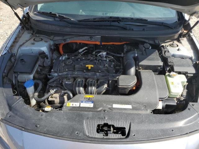 KMHE24L18HA043563 - 2017 HYUNDAI SONATA HYBRID GRAY photo 11