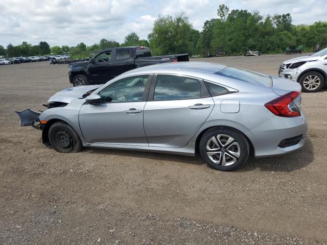 2HGFC2F51JH561547 - 2018 HONDA CIVIC LX Srebrny zdjęcie 2
