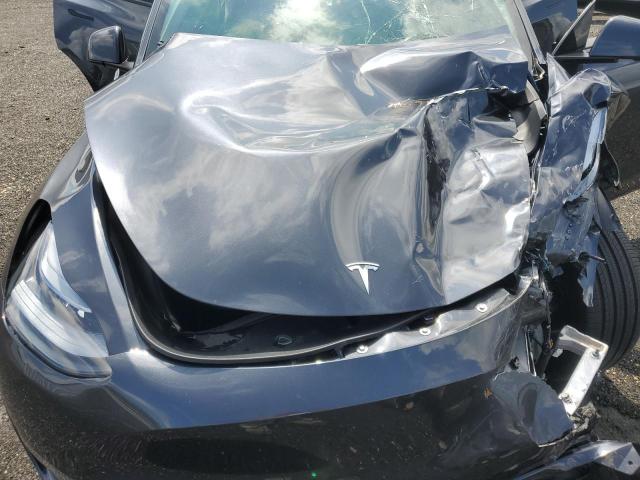 7SAYGDEFXSA362196 - 2025 TESLA MODEL Y CHARCOAL photo 12
