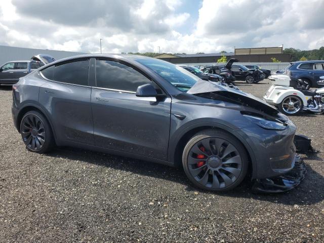 7SAYGDEFXSA362196 - 2025 TESLA MODEL Y CHARCOAL photo 4