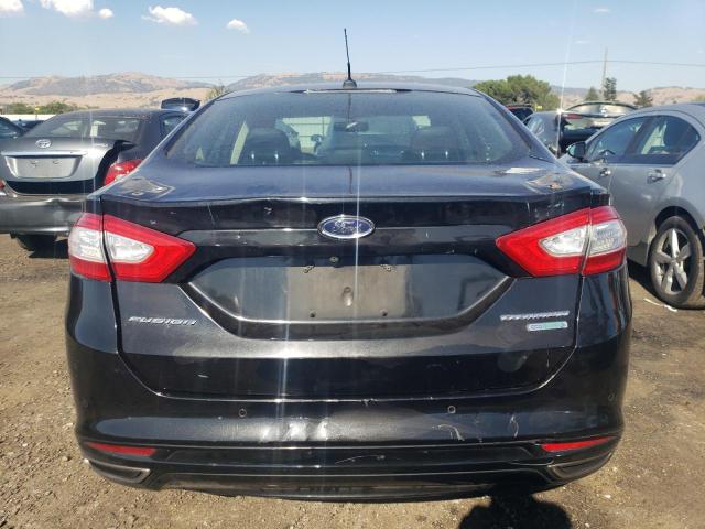 3FA6P0K97ER380789 - 2014 FORD FUSION TITANIUM BLACK photo 6