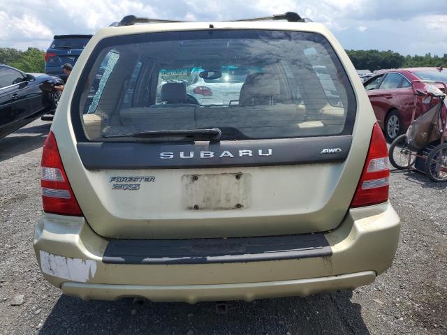 JF1SG65694H730152 - 2004 SUBARU FORESTER 2.5XS Золотой фото 6