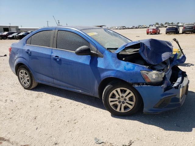 1G1JB5SH4H4123411 - 2017 CHEVROLET SONIC LS 蓝色 照片 4