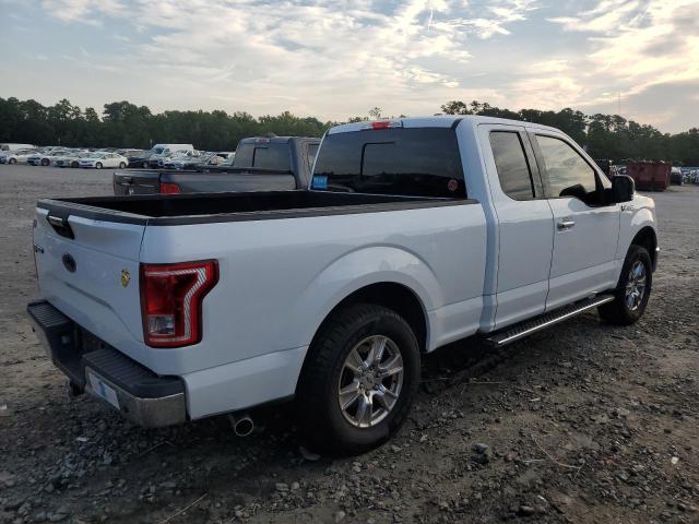 1FTEX1CF7HKE54642 - 2017 FORD F150 SUPER CAB WHITE photo 3