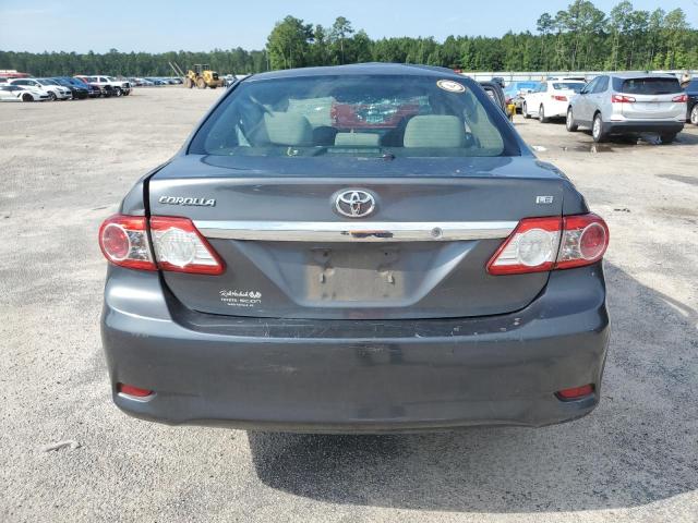 2T1BU4EE1BC582711 - 2011 TOYOTA CAROLLA BASE GRAY photo 6