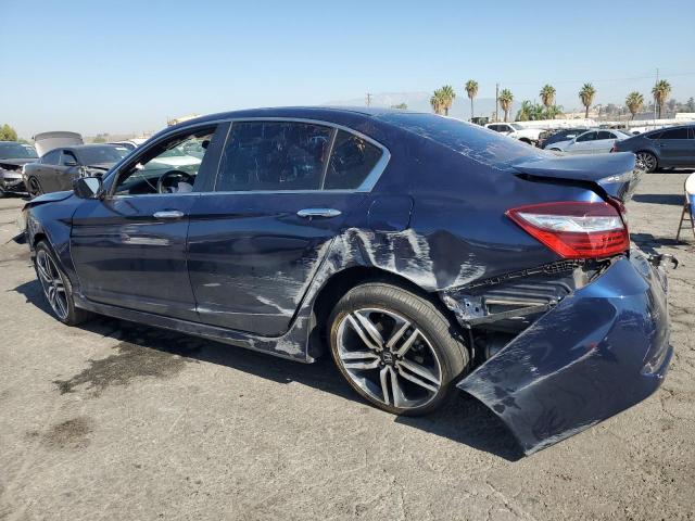 1HGCR2F59GA216632 - 2016 HONDA ACCORD SPORT BLUE photo 2