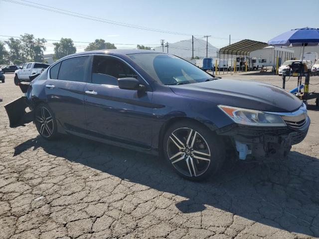 1HGCR2F59GA216632 - 2016 HONDA ACCORD SPORT BLUE photo 4