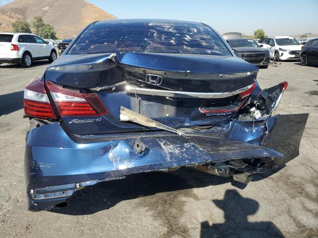 1HGCR2F59GA216632 - 2016 HONDA ACCORD SPORT BLUE photo 6