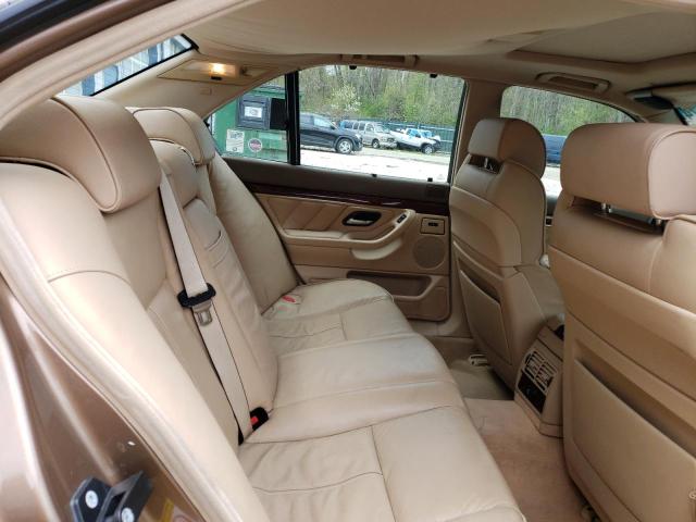 WBAGG83401DN81451 - 2001 BMW 740 I AUTOMATIC BROWN photo 10