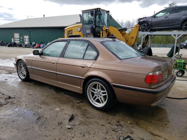 WBAGG83401DN81451 - 2001 BMW 740 I AUTOMATIC BROWN photo 2
