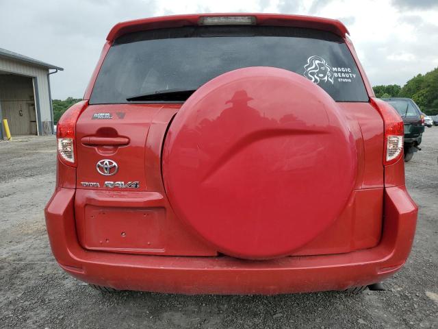 JTMZD33V086070594 - 2008 TOYOTA RAV4 RED photo 6