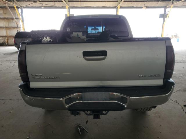 5TELU42N75Z064223 - 2005 TOYOTA TACOMA DOUBLE CAB 银色 照片 6