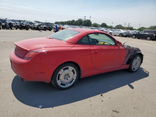 JTHFN48Y640056364 - 2004 LEXUS SC 430 RED photo 3