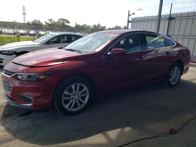 1G1ZD5ST4JF198265 - 2018 CHEVROLET MALIBU LT Бордовий фото 1
