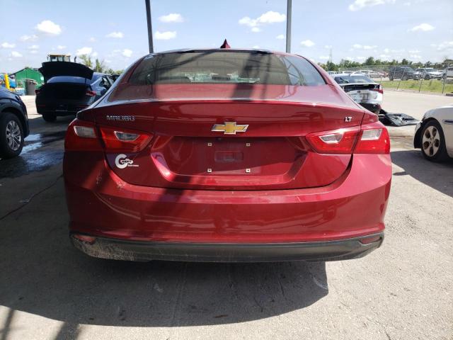 1G1ZD5ST4JF198265 - 2018 CHEVROLET MALIBU LT Бордовий фото 6