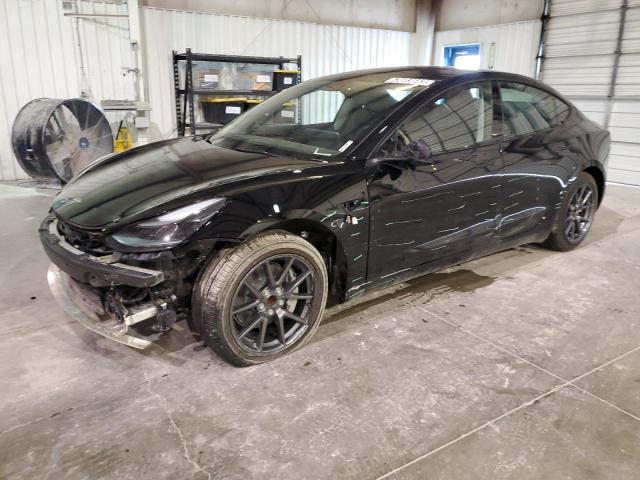 5YJ3E1EA7NF369002 - 2022 TESLA MODEL 3 BLACK photo 1