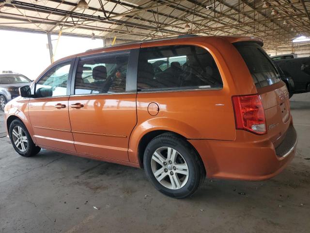 2D4RN5DG2BR710784 - 2011 DODGE GRAND CARA CREW ORANGE photo 2