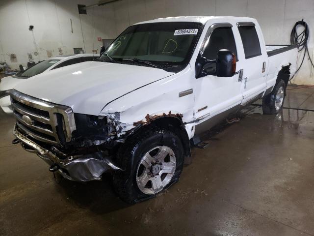 1FTWW31P65ED26692 - 2005 FORD F350 SRW SUPER DUTY WHITE photo 2