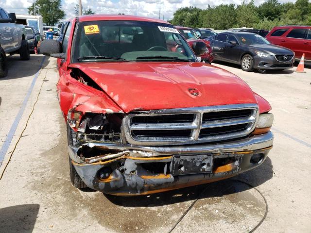 1B7GL22X9YS523500 - 2000 DODGE DAKOTA RED photo 5