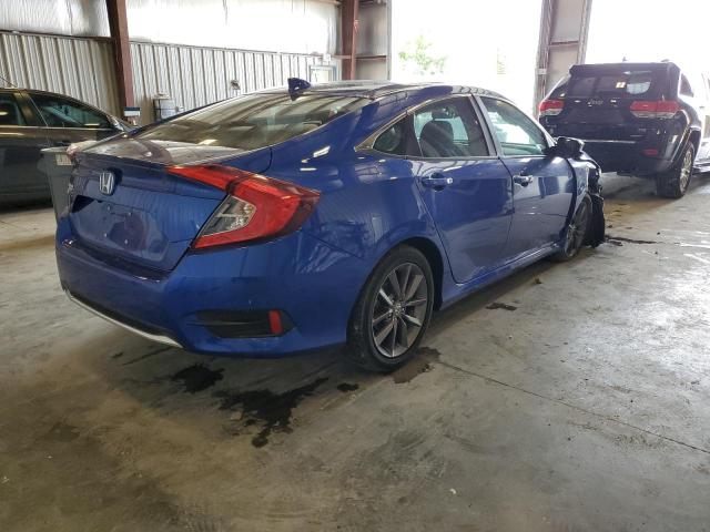 19XFC1F3XME001663 - 2021 HONDA CIVIC EX BLUE photo 3