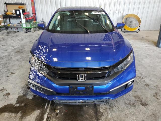 19XFC1F3XME001663 - 2021 HONDA CIVIC EX BLUE photo 5