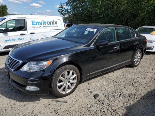 JTHDL46F695000806 - 2009 LEXUS LS 460L BLACK photo 1