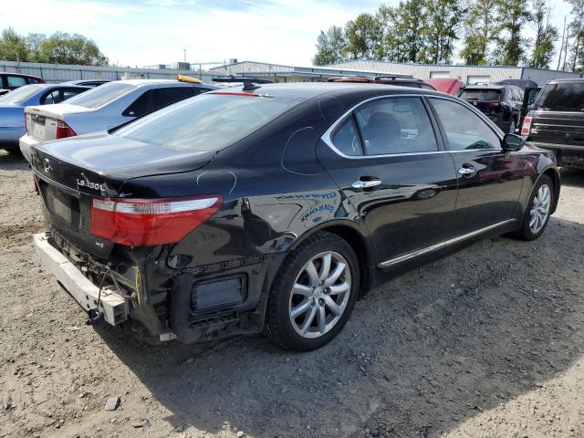 JTHDL46F695000806 - 2009 LEXUS LS 460L BLACK photo 3