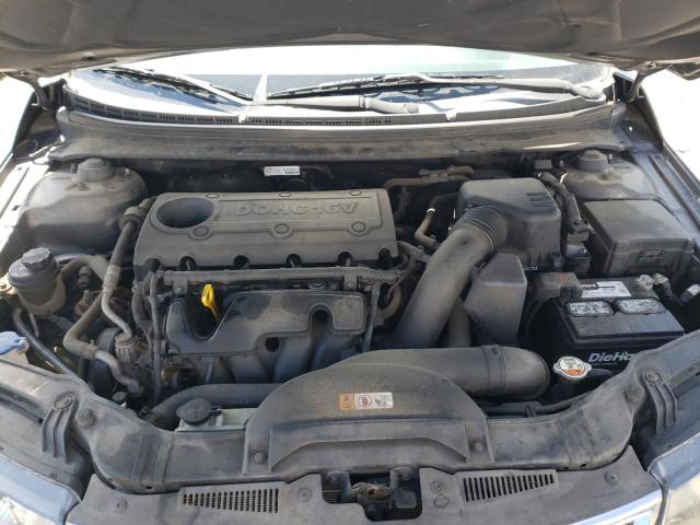 KNAFU4A26D5710483 - 2013 KIA FORTE EX CHARCOAL photo 11