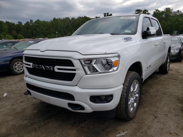 1C6SRFFT3KN896004 - 2019 RAM 1500 BIG HORN/LONE STAR WHITE photo 2