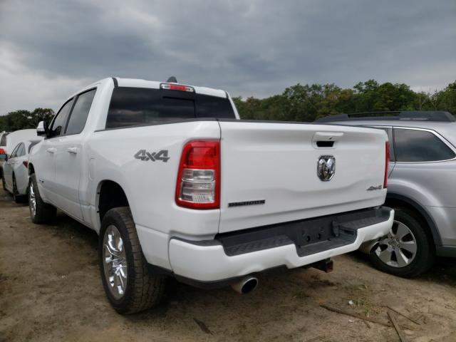 1C6SRFFT3KN896004 - 2019 RAM 1500 BIG HORN/LONE STAR WHITE photo 3