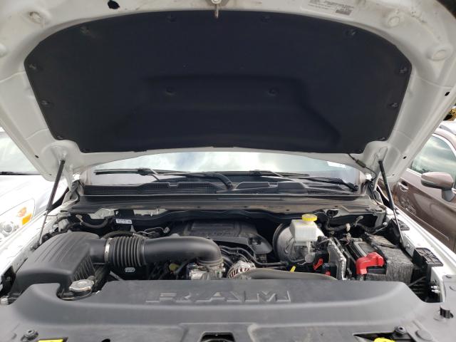 1C6SRFFT3KN896004 - 2019 RAM 1500 BIG HORN/LONE STAR WHITE photo 7