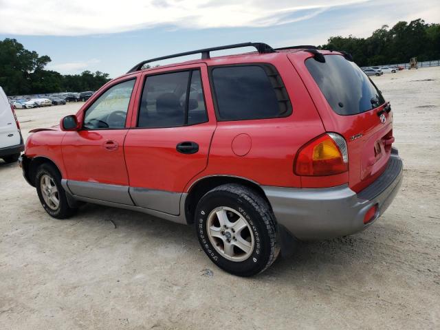 KM8SB12B43U458947 - 2003 HYUNDAI SANTA FE GL RED photo 2