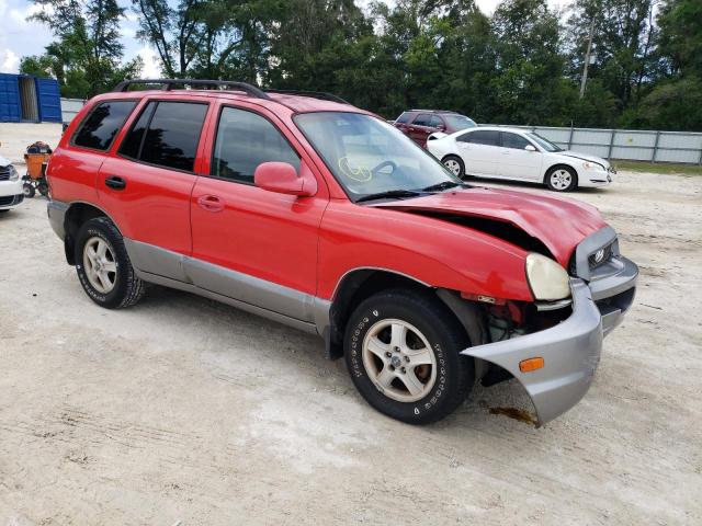 KM8SB12B43U458947 - 2003 HYUNDAI SANTA FE GL RED photo 4