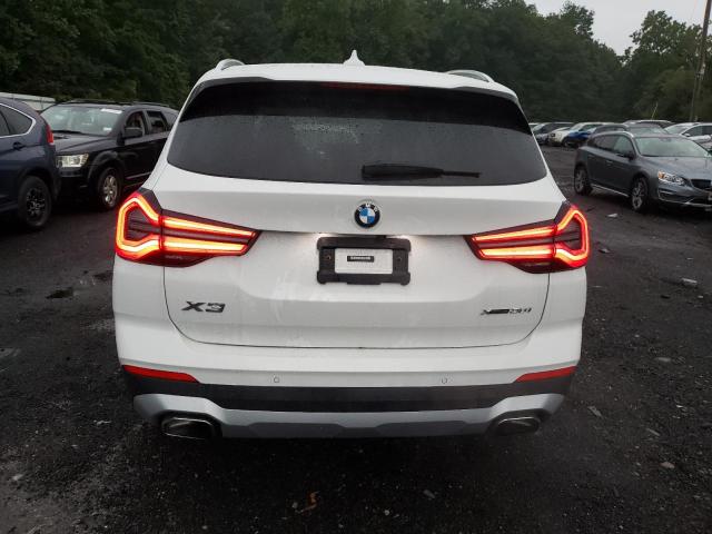 5UX53DP07P9P68363 - 2023 BMW X3 XDRIVE30I WHITE photo 6