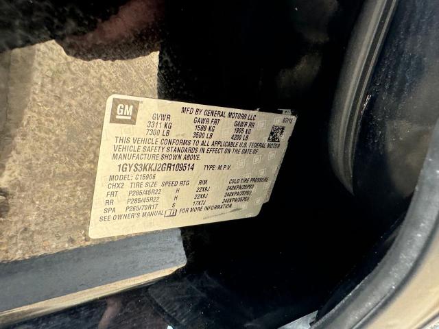 1GYS3KKJ2GR109514 - 2016 CADILLAC ESCALADE ESV PLATINUM Qara foto 10