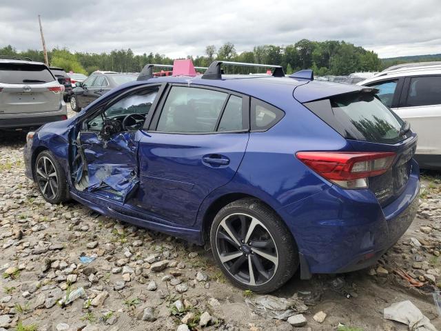 4S3GTAJ6XN1728893 - 2022 SUBARU IMPREZA SPORT BLUE photo 2